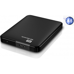 WD ELEMENTS Almacenamiento portátil WDBUZG0010BBK  Disco duro  1 TB  externo portátil  USB 30