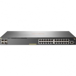 Switch HPE Gigabit Ethernet Aruba 2930F 24G PoE+ 4SFP 24 10 100 1000Mbps + 4 SFP Gestionado JL261A