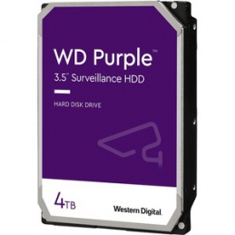 Disco Duro Videovigilancia 4TB 3.5" WD Purple Surveillance 5400 RPM SATA 6Gb/s 64MB Cache WD40PURZ
